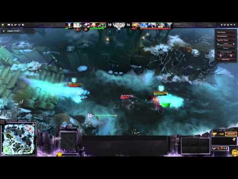 barathrum and rubick charging each other