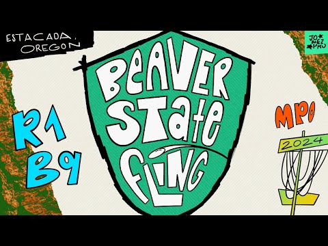 2024 Beaver State Fling | MPO R1B9 | Gurthie, Sexton, McMahon, Buhr | Jomez Disc Golf