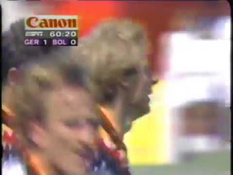 Germany V Bolivia World Cup 1994