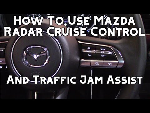So verwenden Sie den adaptiven Tempomat mit Stop-and-Go-Funktion und Stauassistent von Mazda