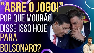 "ABRE O JOGO!" A misteriosa frase de Mourão para Bolsonaro na AMAN!