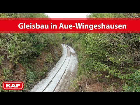 KAF Falkenhahn - Gleisbau in Aue-Wingeshausen