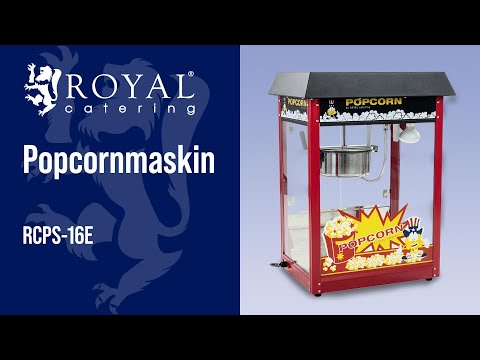 video - B-varer Popcornmaskin - Sort