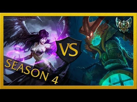 LoL Season 4 Ranked #022 - Morgana vs. Thresh [Support] [Platinum] [German]