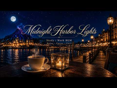 【Study Music】Unraveling an Overthinking Mind 🌃 Chill Lo-fi & Quiet Wharf Glow