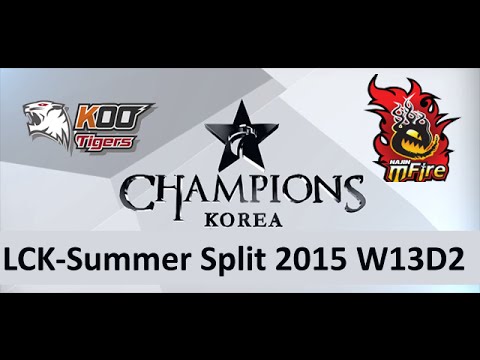 KOO vs NJ LCK Champions Summer Split 2015 Playoffs KOO Tigers vs Najin emFire game 2 highlights