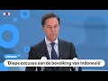 Rutte zegt sorry voor geweld in Indonesië