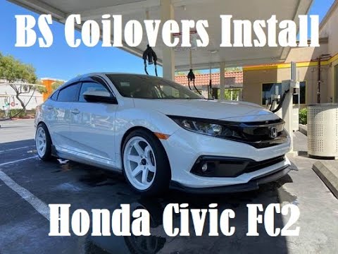 BC Coilovers Install - 2020 FC2 Honda Civic Sport Sedan ! 😍