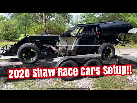 Full dirt modified setup on a 2020 Shaw race car!!