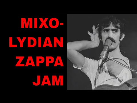 Live Frank Zappa Style Jam | Guitar Backing Track (D Mixolydian / C Lydian)