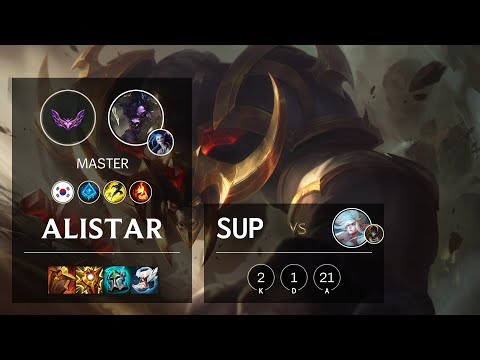 Alistar Support vs Janna - KR Master Patch 12.1