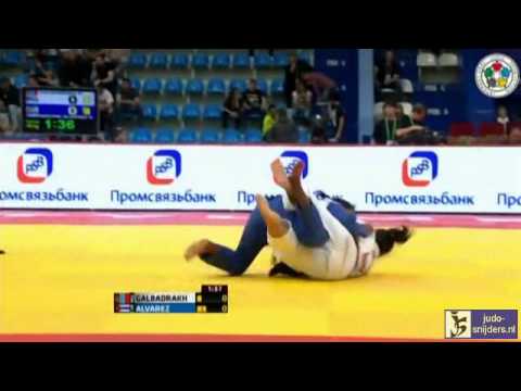 Judo 2013 World Masters Tyumen: Galbadrakh (MGL) - Mestre Alvarez (CUB) [-48kg] rep