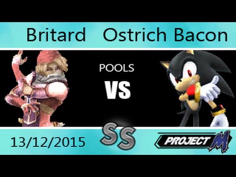 SGT 13/12 - Britard (Sheik) Vs. Ostrich Bacon (Sonic) Project M Pools