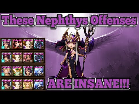 These Nephthys Offenses are INSANE!!! - Summoners War