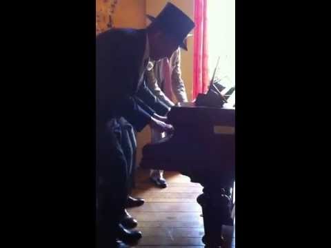 Eltham Palace Wedding Piano Boogie 6 Hands 1 Piano - Standing Up!!