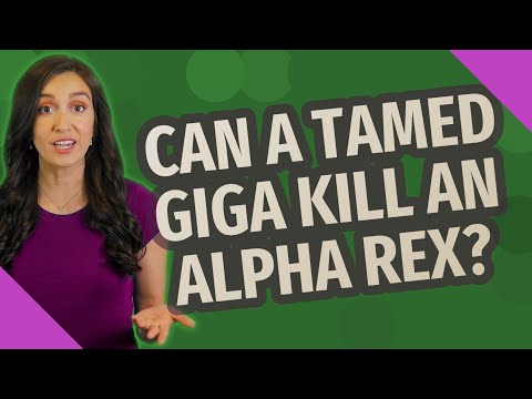 Can a tamed Giga kill an Alpha Rex?
