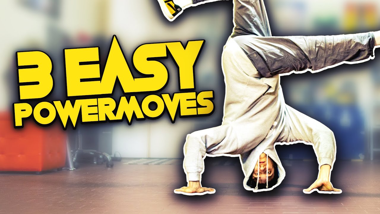3 Easy BREAK DANCE POWERMOVES for Beginners