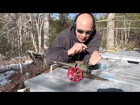 Shooting a Big Bang carbide cannon
