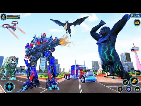 Carro Robô Transformers, Robô Espacial, Space Robot Transform Games 3D