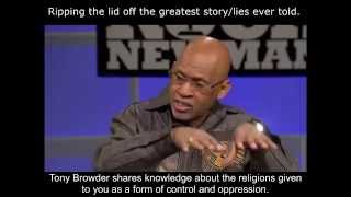 Tony Browder ripping the lid off Religion