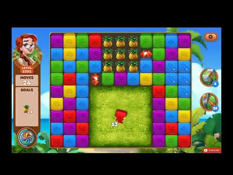 Lost Island Blast Adventure Level 1501 NO BOOSTERS - A S GAMING ✔