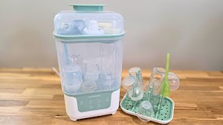 Momcozy NEW Bottle Sterilizer and Dryer - The Most Compact On The Market