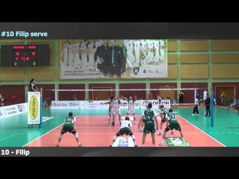 Michal FILIP - Serve (II Round & Playoffs Highlights)