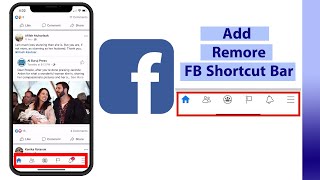 How to Add or Remove Facebook Shortcut Bar in Iphone