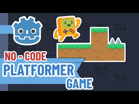 Make a 2d Platformer game WITHOUT CODE  | Visual Scripting