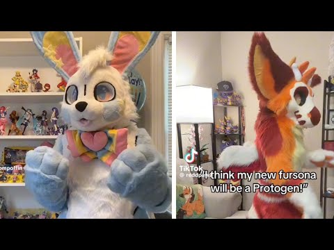 Furry TikTok Compilation Again #furry #fursuit #fursuiter #furries