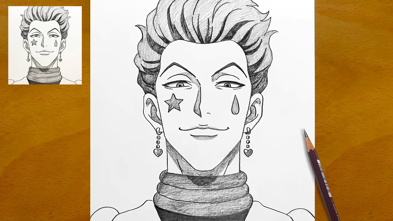 How to Draw Hisoka Face | Hunter x Hunter Anime Drawing