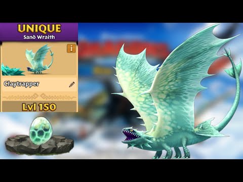Claytrapper Max Level 150 Titan Mode - New Unique And Wraith - Dragons:Rise of Berk