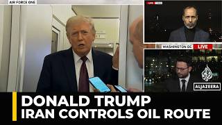 Trump proposes coalition to secure strait of Hormuz