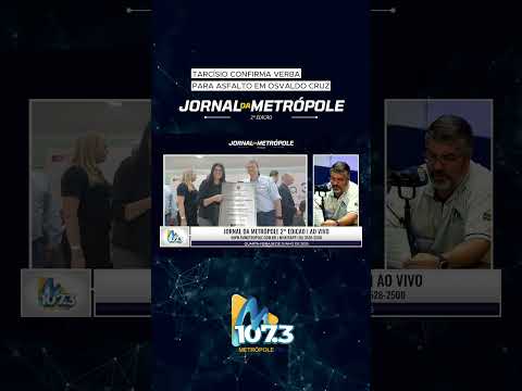 Governador Tarcísio de Freitas anunciou novos recursos para Osvaldo Cruz