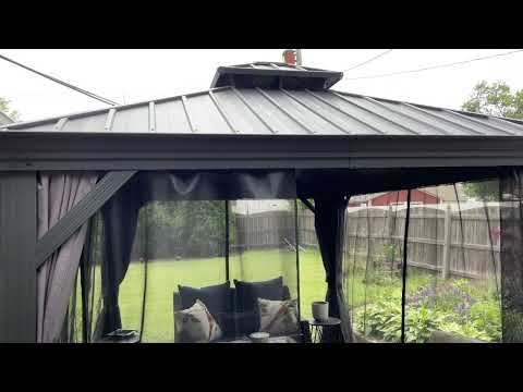 PURPLE LEAF 10' X 12' Hardtop Gazebo Review
