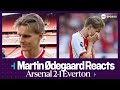 “WE HAVE TO BE PROUD” | Martin Ødegaard | Arsenal 2-1 Everton | Premier League