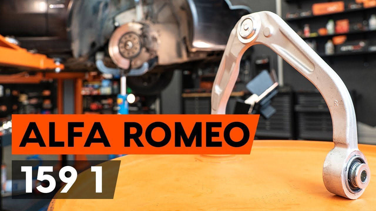 Ako vymeniť predné horné rameno na Alfa Romeo 159 Sportwagon – návod na výmenu