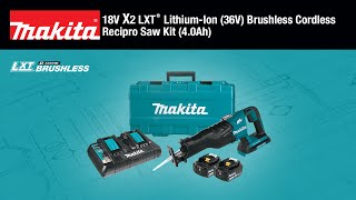 MAKITA 18V X2 LXT® Brushless Recipro Saw Kit - Thumbnail