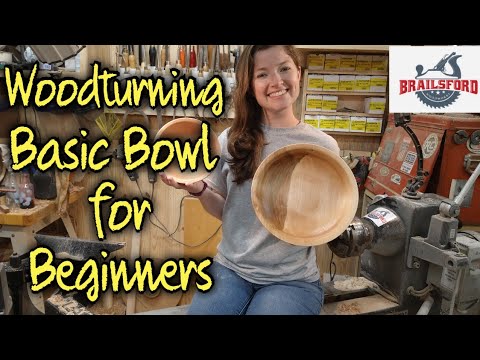 Woodturning Basic Bowl for Beginners