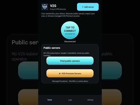 V2S Proxy and VPN Services video thumbnail