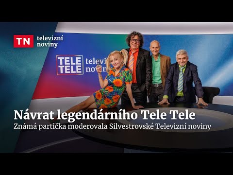 Návrat Tele Tele: Genzer, Scuhánek, Carda a Žilková opět spolu | Silvestrovské Televizní noviny