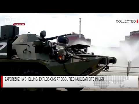 Zaporizhzhia shelling; explosions at occupied nuclear site in ukr