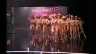 Mikhail Baryshnikov with A Chorus Line One finale