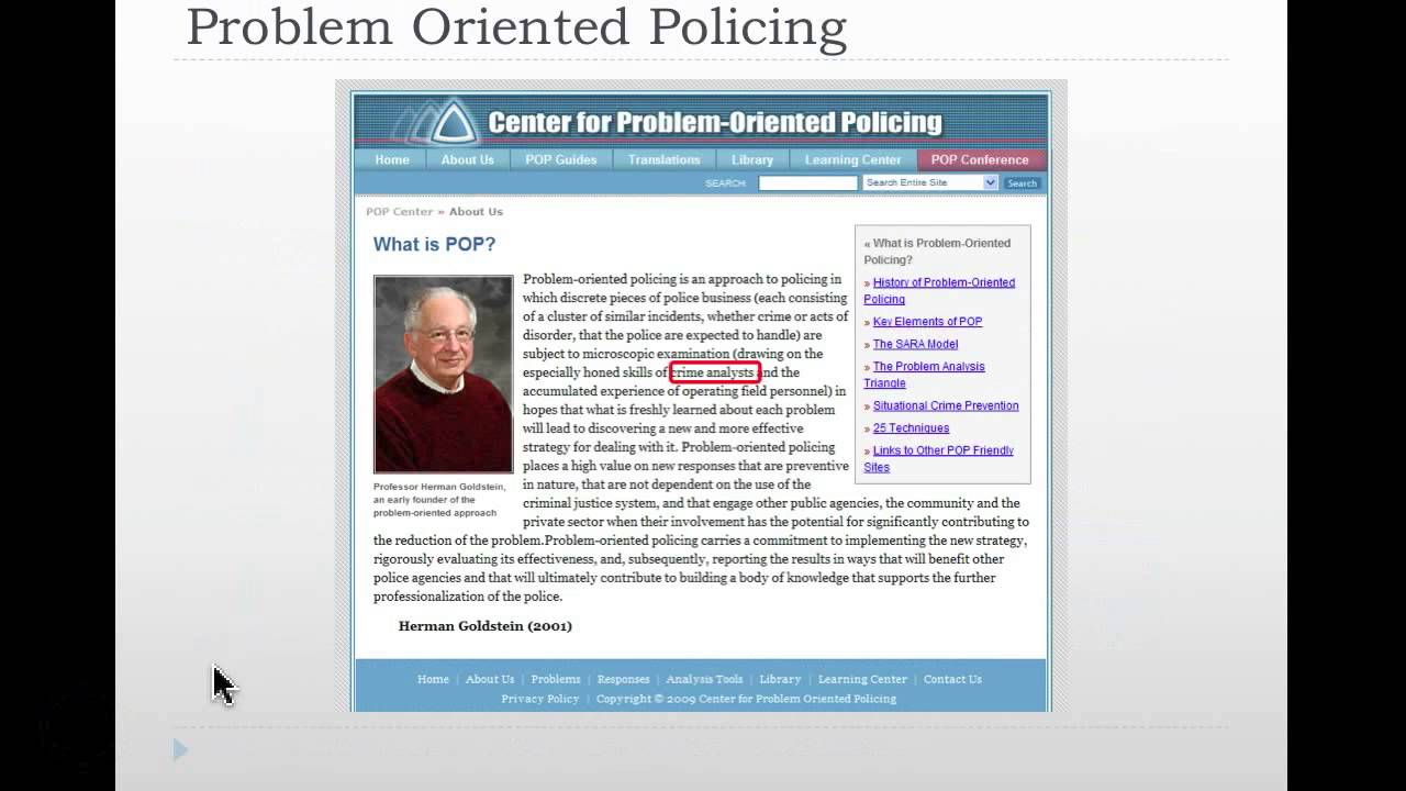 Crime Analysis for Commanders Chapter 1: Why crime analysis?