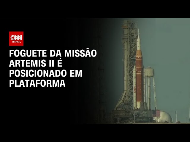 Nasa finaliza transporte de foguete para a missão Artemis II | LIVE CNN