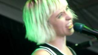 The Joy Formidable Anemone Whirring Live Bonnaroo Music Festival Manchester TN June 10 2012