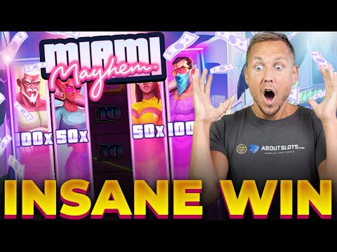 THIS CASINO WIN IS ABSOLUTELY INSANE (MIAMI MAYHEM) 🔥💰