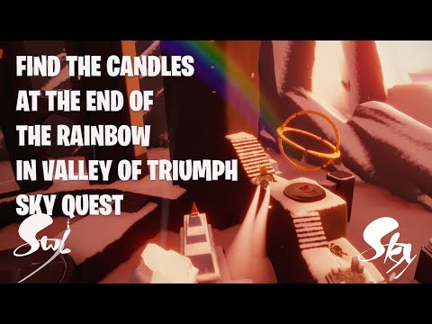 Find The Candles at The End of The Rainbow in Valley | Daily Quest | Sky Children of The Light