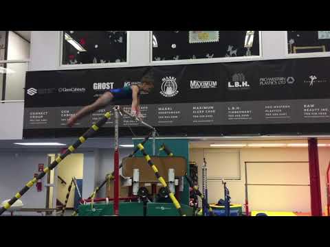 Gymnastics - Bars - Cross Change to Forward Flyaway