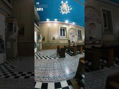 Церковь Овалье ночью | Iglesia de Ovalle Chile ⛪🌃 #shorts